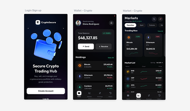 AI mobile app mockup tool creating app designs