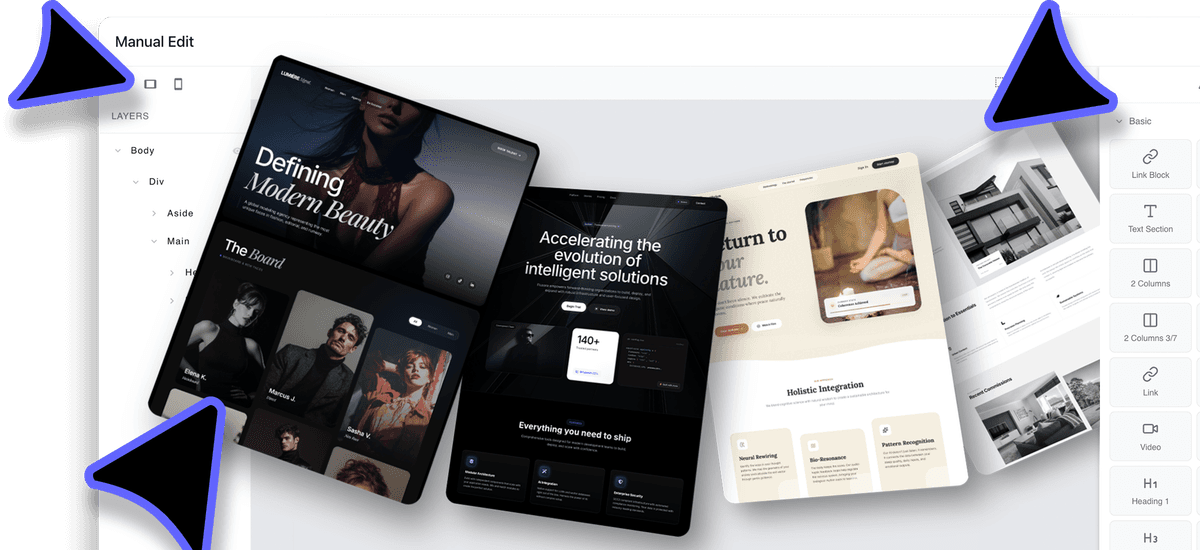 Komposo design variations