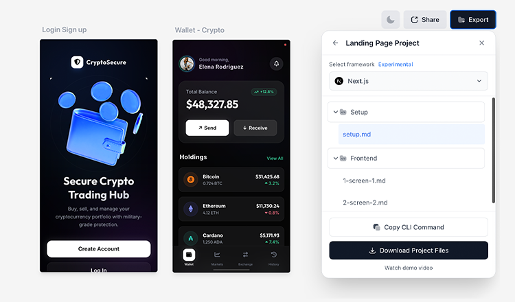 AI Mobile App Mockup Tool | Komposo AI